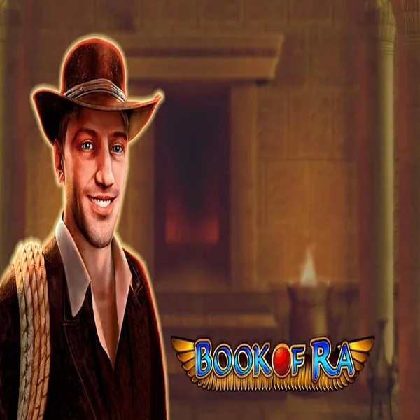 Book of Ra logo by Greentube Vegasino Casino