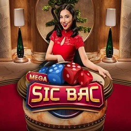 Mega Sic Bac game by Pragmatic Play – logo hosted on Vegasino Casino