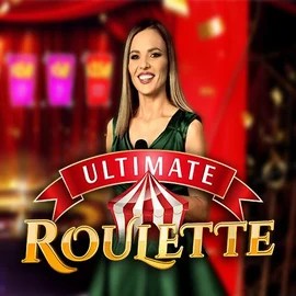 Ultimate Roulette logo – Live Casino by Ezugi at Vegasino Casino