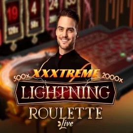 XXXtreme Lightning Roulette logo by Evolution at Vegasino Casino